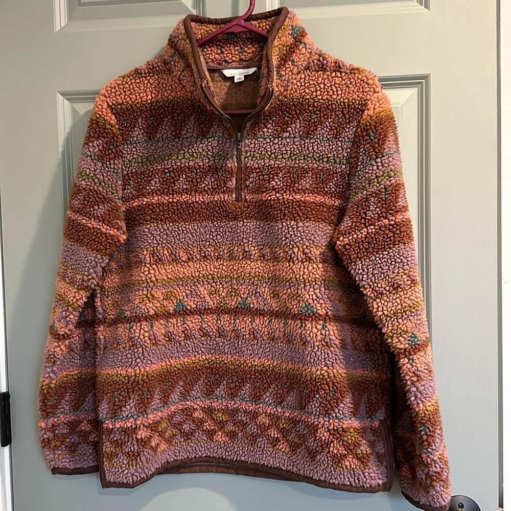 LL Bean Signature quarter zip fleece